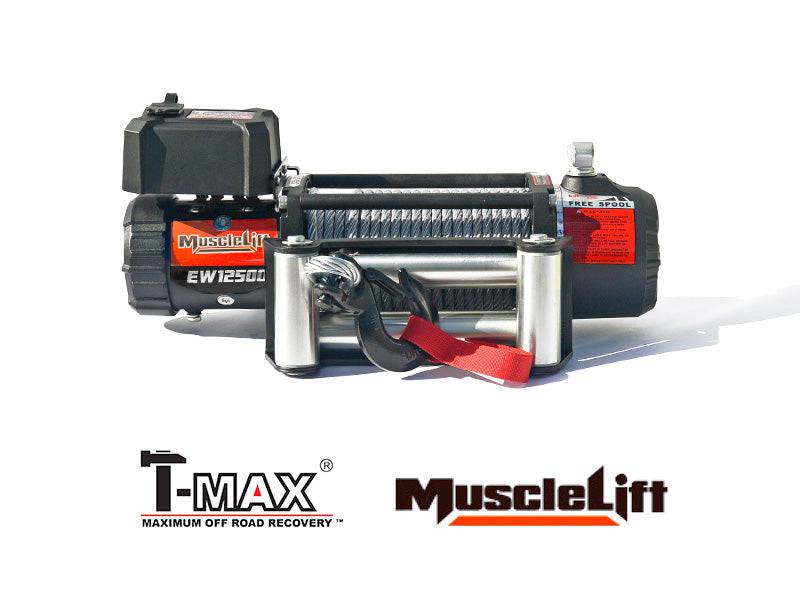 Verricello T-MAX Muscle Fit MW12500 | 5665 Kg | 12V e 24V - T-MAX - Xperts 4x4