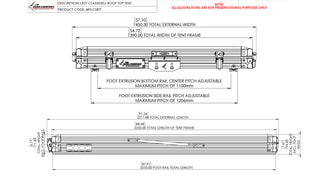 Tende da tetto The Bush Company LX27 a conchiglia - Ultra leggero e potente The Bush Company 4RTLCSRTT Xperts4x4