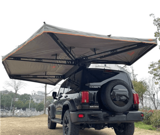 Tendalino 270° XL Overland indipendente | BULLFACE 470 a sinistra su Xperts4x4 4x4 Off-Road Accessori