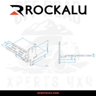 Tendalino 270° XL - Rockalu 450 Freestanding (GEN 2) con LED | DIRITTO su Xperts4x4 4x4 Off-Road Accessories