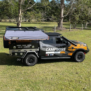 Tendalino Lateral 2,5m Campboss Easy BOSS Quickie - Free-standing su Xperts4x4 4x4 Off-Road Accessories