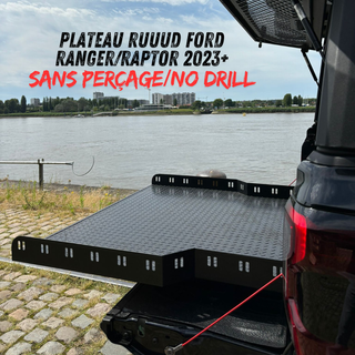 Piattaforma scorrevole RUUUD Ford Ranger/Raptor 2023+ NEXT GEN (senza foratura) su Xperts4x4 4x4 Off-Road Accessories