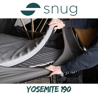 Tende da tetto Souple SNUG YOSEMITE 190 (190 x 310 x 126 cm) su Xperts4x4 4x4 Off-Road Accessories