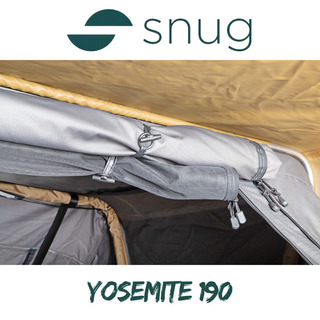 Tende da tetto Souple SNUG YOSEMITE 190 (190 x 310 x 126 cm) su Xperts4x4 4x4 Off-Road Accessories