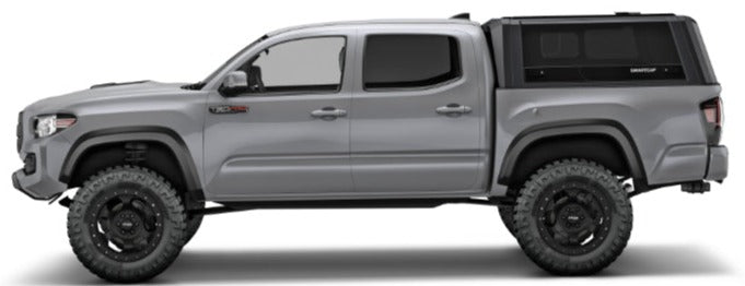 Hardtop RSI EVO SPORT - Toyota Tacoma 2016-2020 - Ribaltabile corto - Doppia cabina - Nero opaco 005.EV1302-MB RSI SMARTCAP