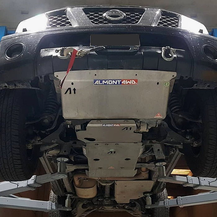 Almont4wd Protezione del bloccaggio del differenziale anteriore - Nissan Navara D40 2.5 DCI / Pathfinder R51 ALMONT4WD